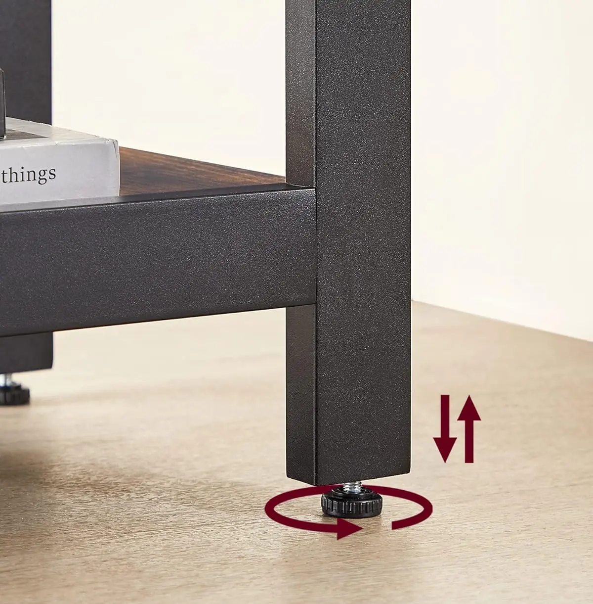 Masa de birou Vasagle LWD72X (Rustic Brown/Black)