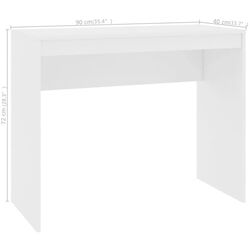 Письменный стол VidaXL 800378 (White) Thumb
