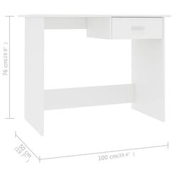 Письменный стол VidaXL 800549 (White) Thumb