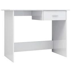 Masa de birou VidaXL 800555 (White Gloss) Thumb