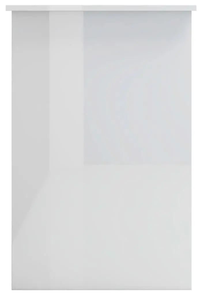 Masa de birou VidaXL 800555 (White Gloss)