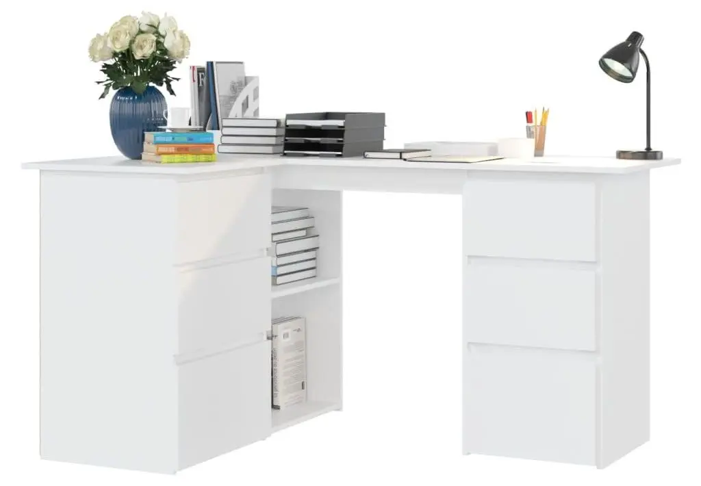 Masa de birou VidaXL 801089 (White)