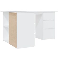 Masa de birou VidaXL 801089 (White) Thumb