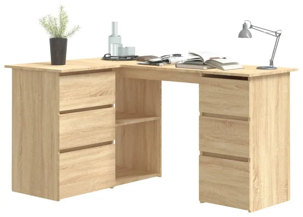 Письменный стол VidaXL 801092 (Sonoma Oak)