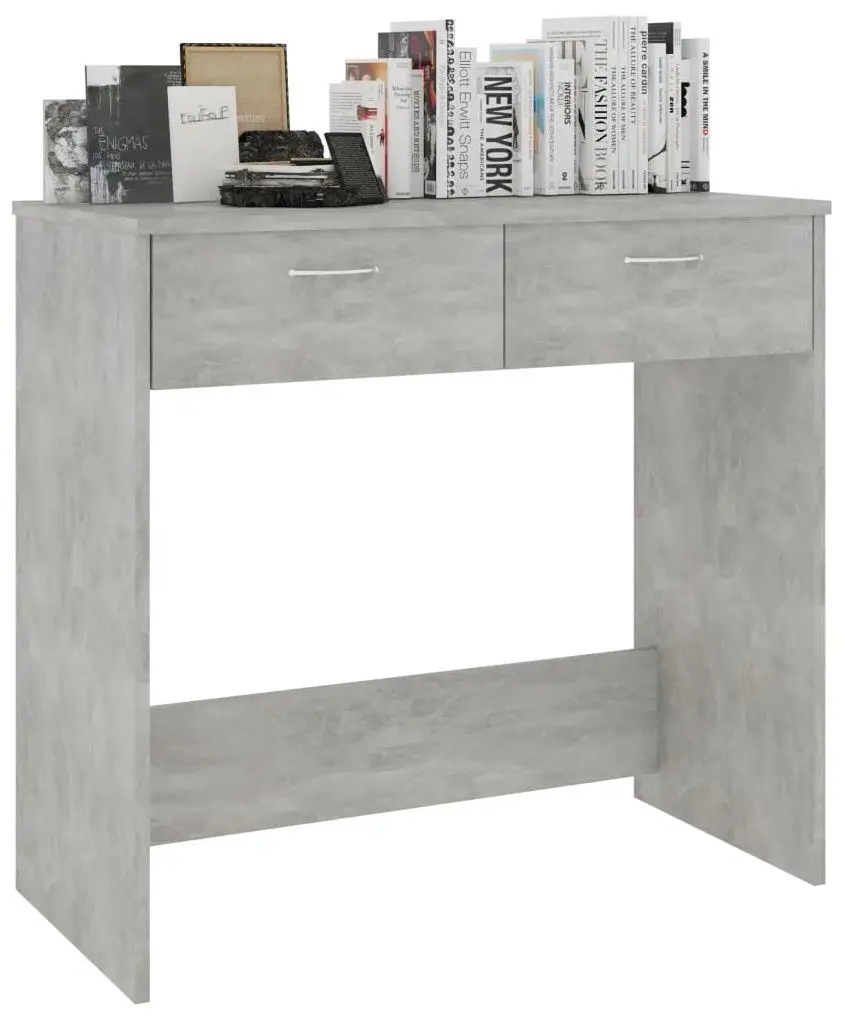 Письменный стол VidaXL 801359 (Concrete Grey)