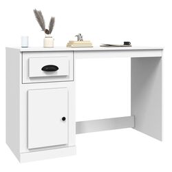 Masa de birou VidaXL 816472 (White) Thumb