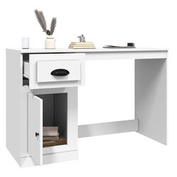 Masa de birou VidaXL 816472 (White) Thumb