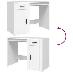 Masa de birou VidaXL 816784 (White) Thumb