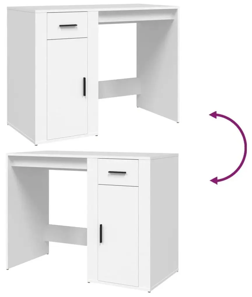 Masa de birou VidaXL 816784 (White)