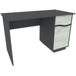 Masa de birou Yasen Jeneva (Graphite Grey/Craft Oak White) Thumb