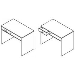 Masa pentru birou Yasen Nepo BIU1S (Sonoma Oak) Thumb