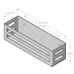 Raft pentru baie Art Flame Bold (Black) Thumb
