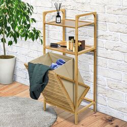 Этажерка с корзиной для белья Bathroom Solutions 47079 (Bamboo) Thumb