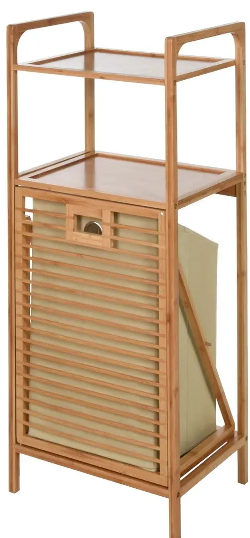 Этажерка с корзиной для белья Bathroom Solutions 47079 (Bamboo)