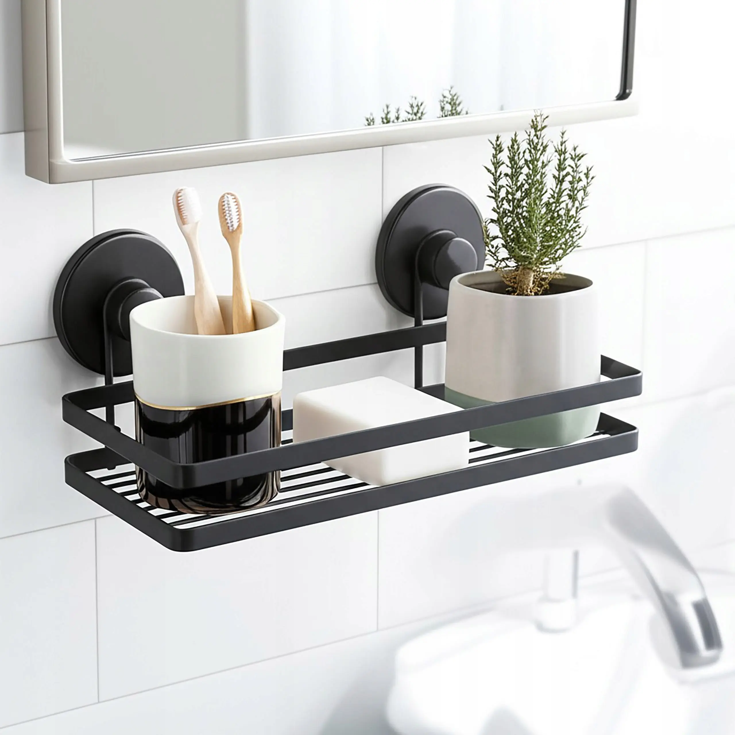 Полка для ванной Bathroom Solutions 28973 (Black) - 3