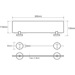 Raft pentru baie Bemeta Omega 104122042 Thumb