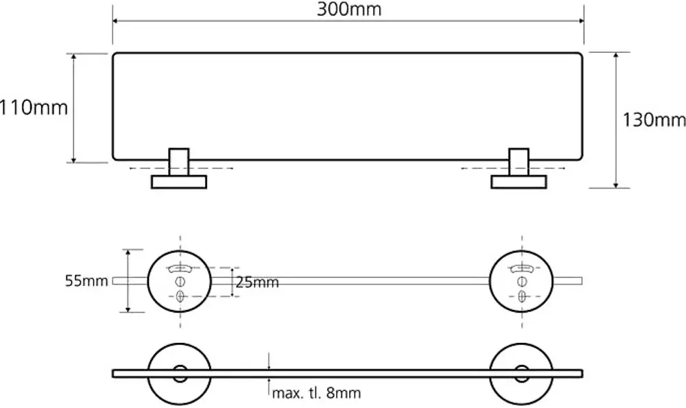 Raft pentru baie Bemeta Omega 104122042