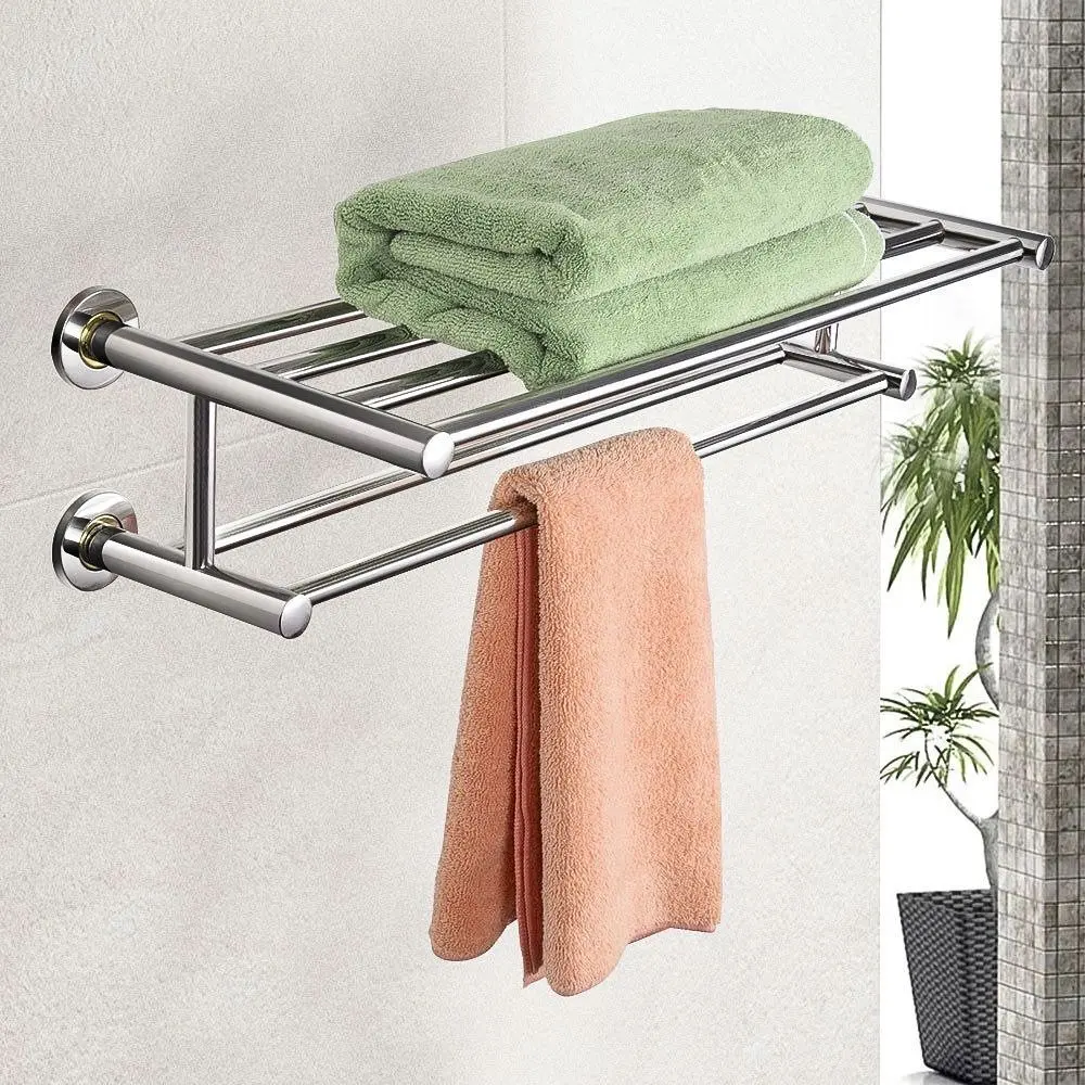 Полка для ванной Costway BA7596 (Inox)