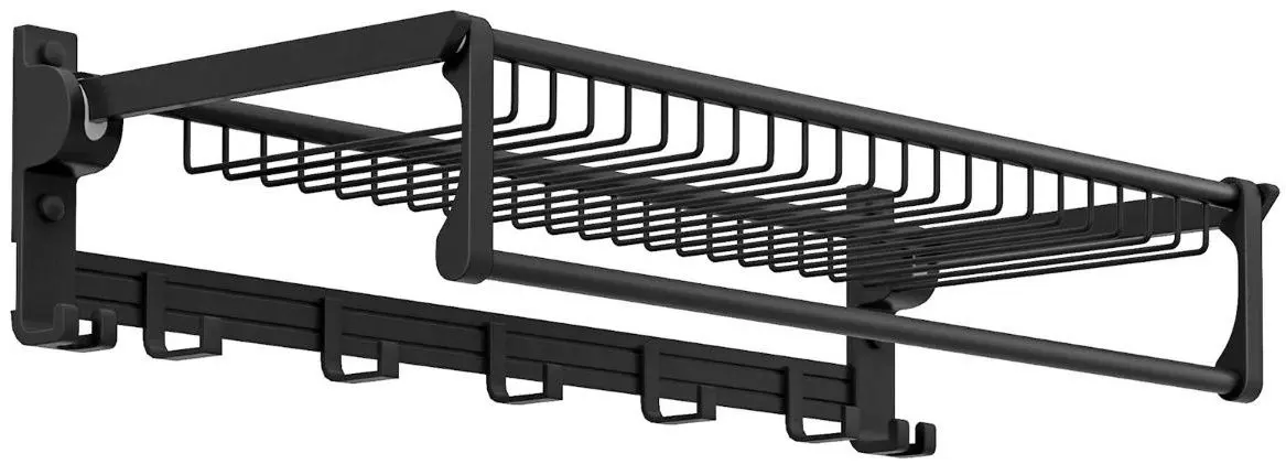 Полка для ванной Costway JZ10207 (Black)