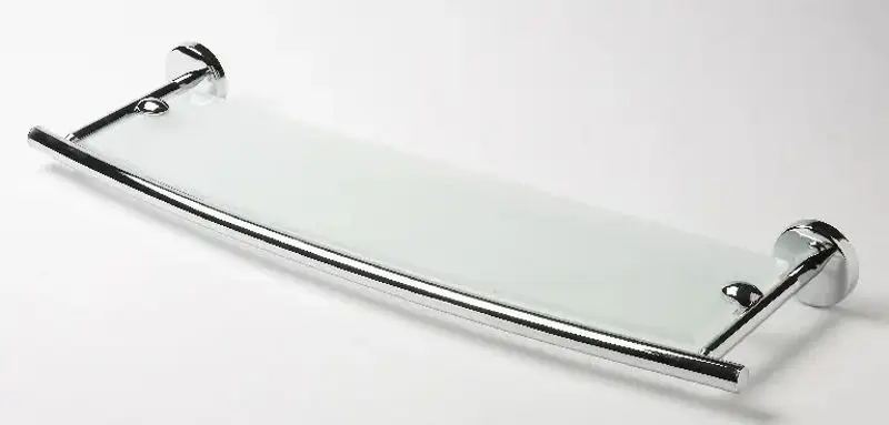 Полка стеклянная GoodHome Ormara (Silver)