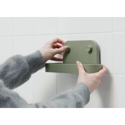 Полка для ванной Ikea Obonas на присосках 28cm (Серо-Зеленый) Thumb