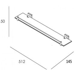Raft pentru baie Imprese Bilovec (Chrome) Thumb
