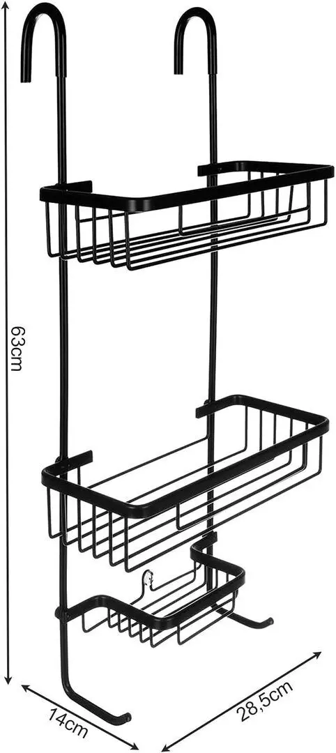Raft pentru baie Malatec 16723 (Black) - 5