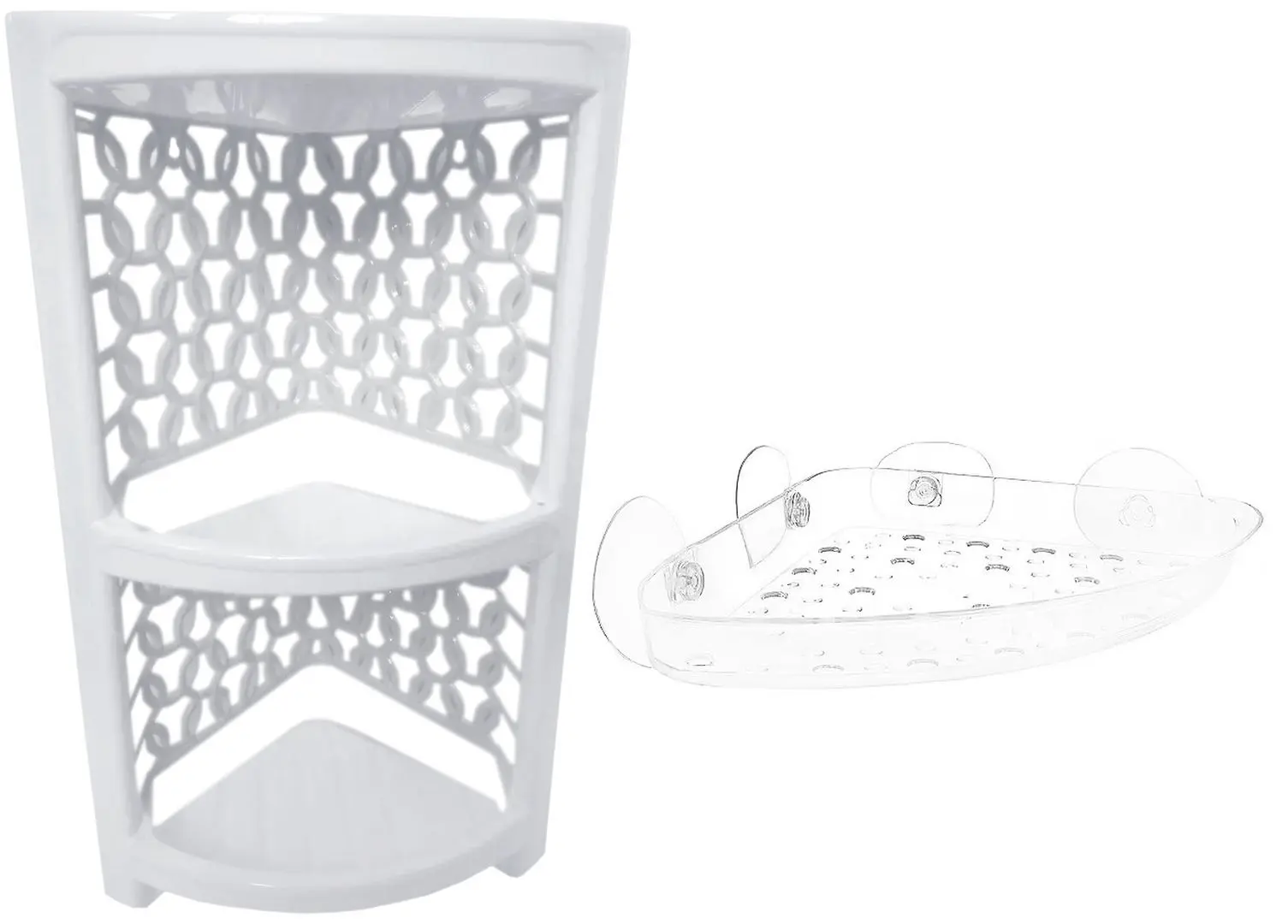 Raft de colt + sapuniera Polite P100/AK058