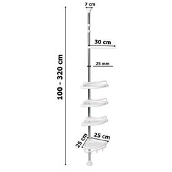 Полка для ванной Procart 518107 (White) Thumb