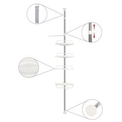 Полка для ванной Procart 518107 (White) Thumb