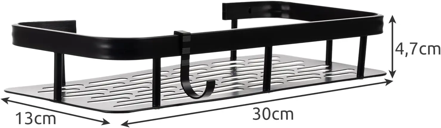 Set de rafturi pentru baie Ruhhy 23170 (Black)