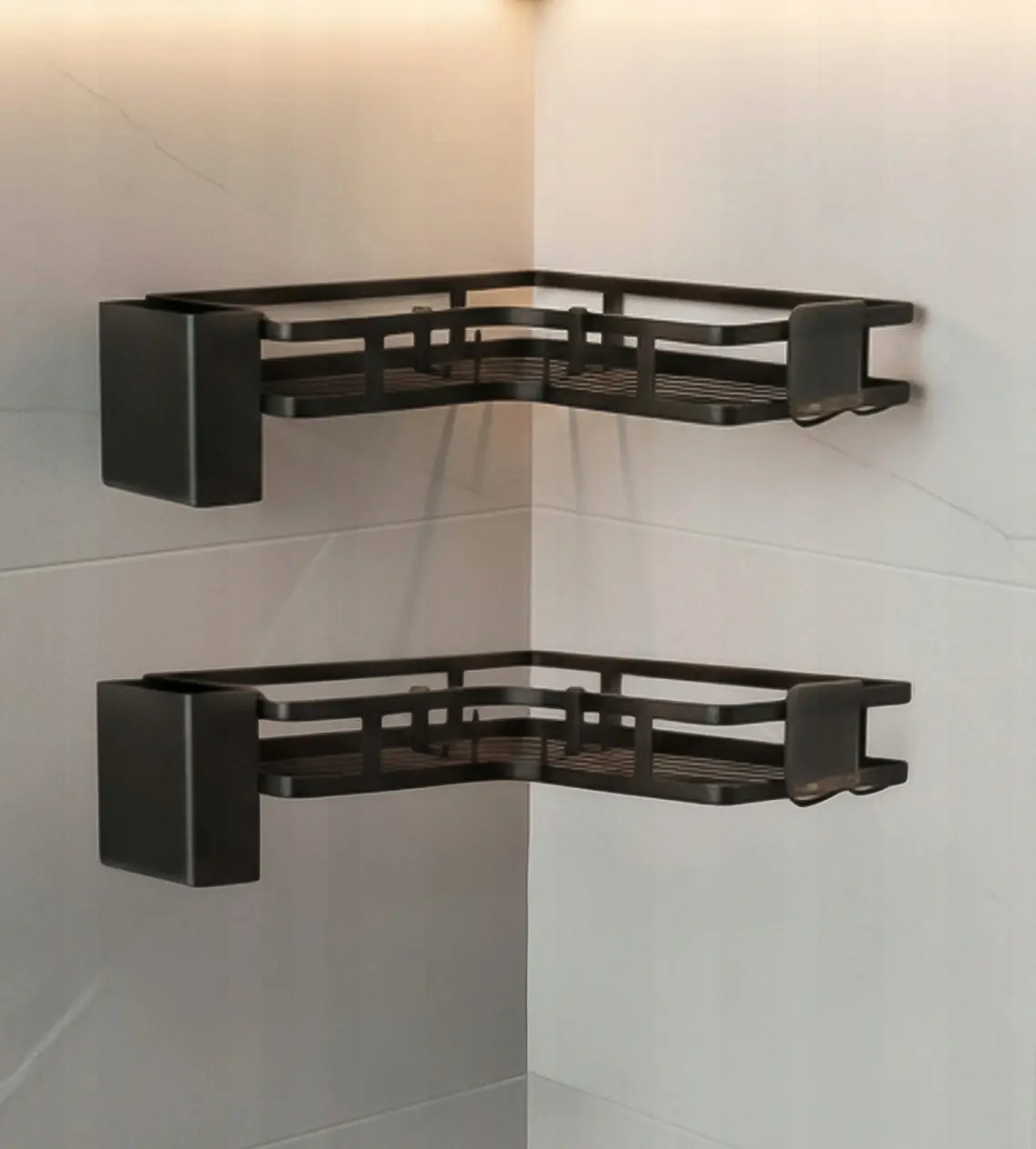 Set de rafturi pentru baie Ruhhy 27092 (Black) - 4