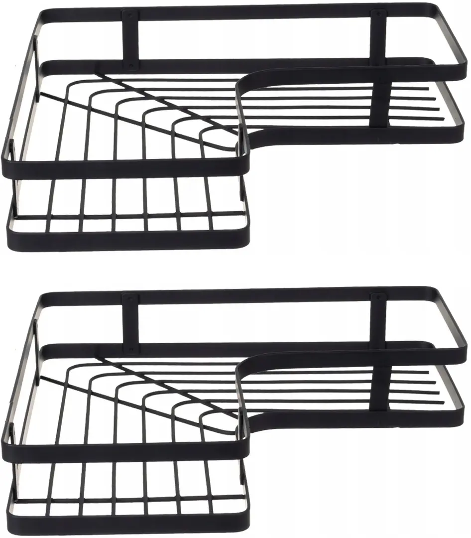 Set de rafturi pentru baie Ruhhy 27092 (Black)