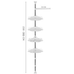 Raft pentru baie Ruhhy 6548 (White) Thumb
