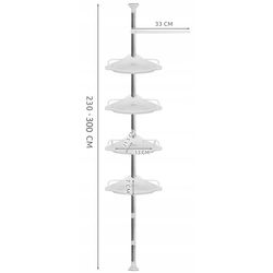 Raft pentru baie Ruhhy 23369 (White) Thumb