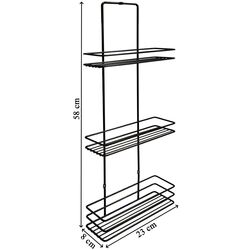 Raft pentru baie Sepio 6970 (Black) Thumb