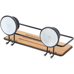 Raft pentru baie Tendance 49850 (Bamboo/Black) Thumb