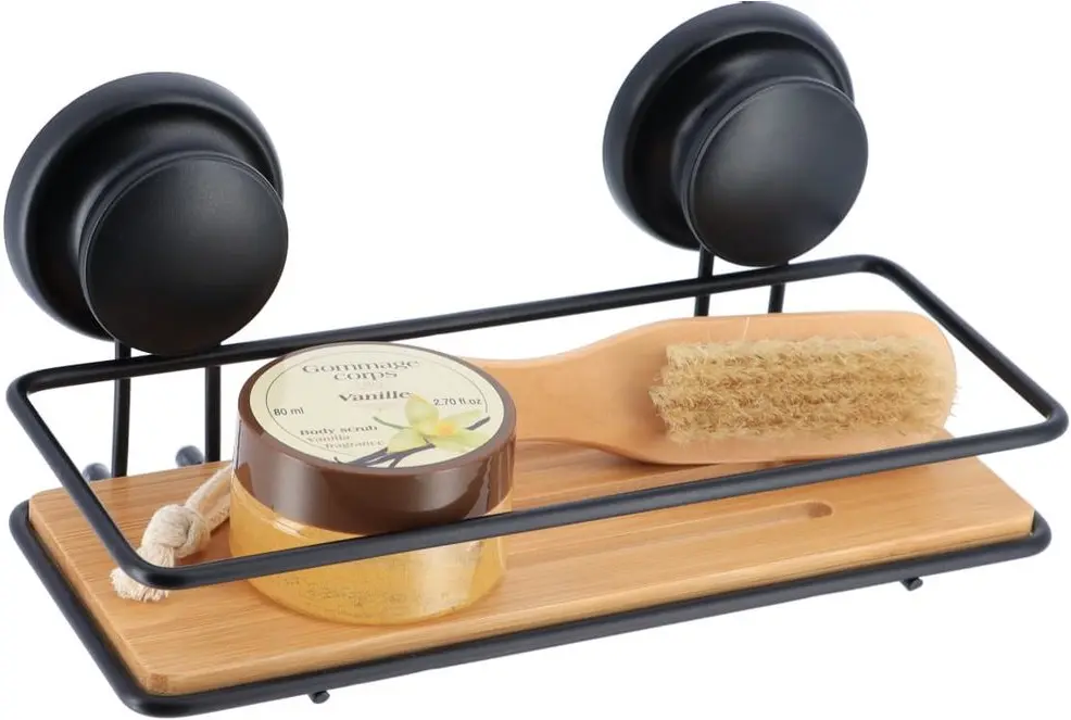 Raft pentru baie Tendance 49850 (Bamboo/Black)