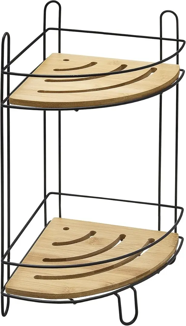 Raft pentru baie Tendance 55741 (Black/Bamboo)