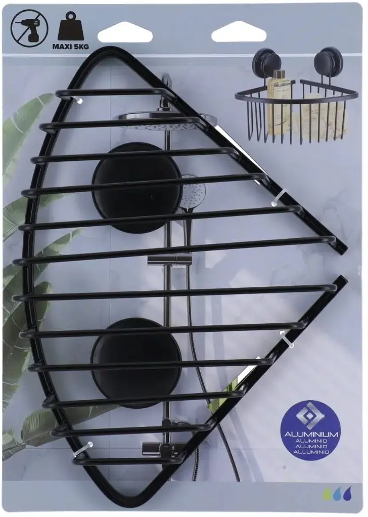 Raft pentru baie Tendance Aluminium 55740 (Black) - 3
