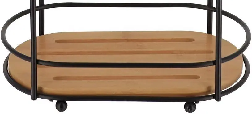 Raft pentru baie Tendance Bamboo 52141 (Black/Bamboo)