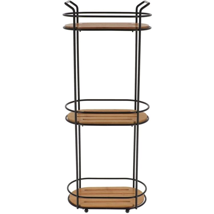 Полка для ванной Tendance Bamboo 52141 (Black/Bamboo)