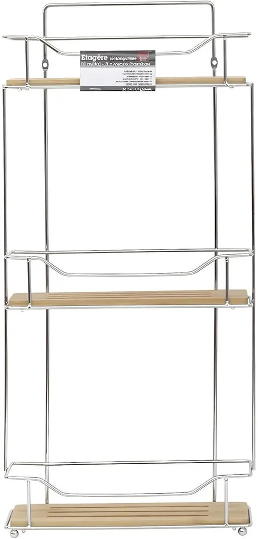 Полка для ванной Tendance Bamboo 52142 (Chrome/Bamboo)