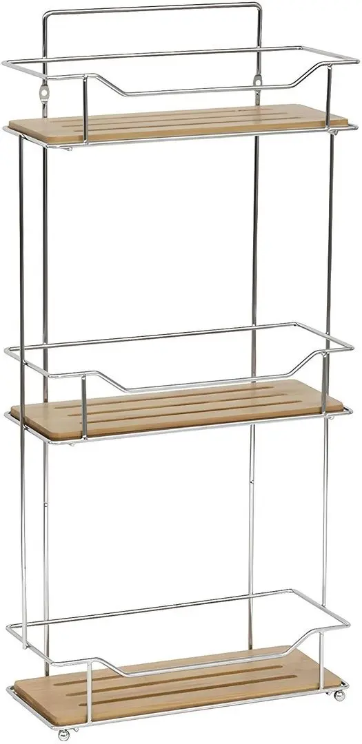 Полка для ванной Tendance Bamboo 52142 (Chrome/Bamboo)