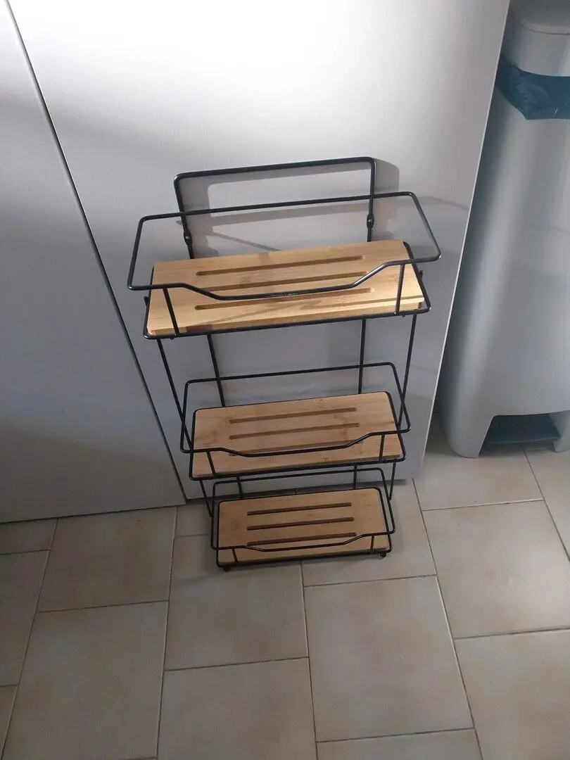 Полка для ванной Tendance Bamboo 52143 (Black/Bamboo)