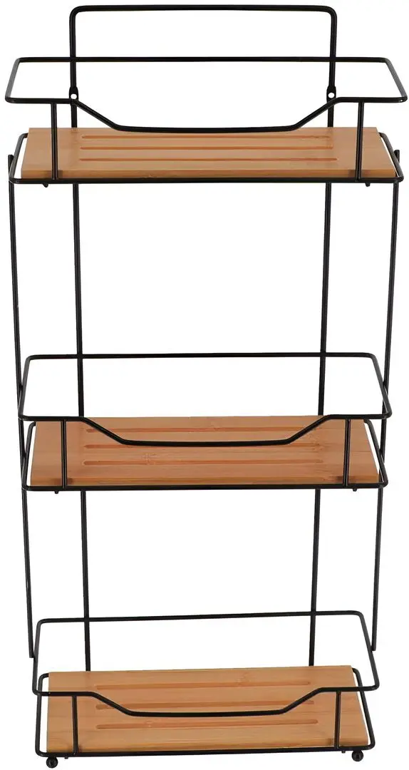 Полка для ванной Tendance Bamboo 52143 (Black/Bamboo)