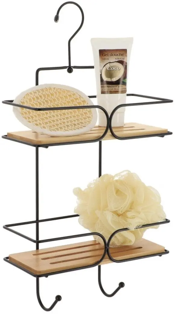 Raft pentru baie Tendance Caddy 52138 (Black/Bamboo) - 2