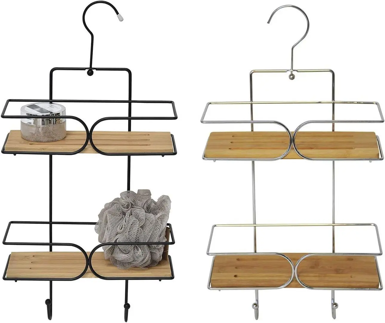 Raft pentru baie Tendance Caddy 52138 (Black/Bamboo) - 3