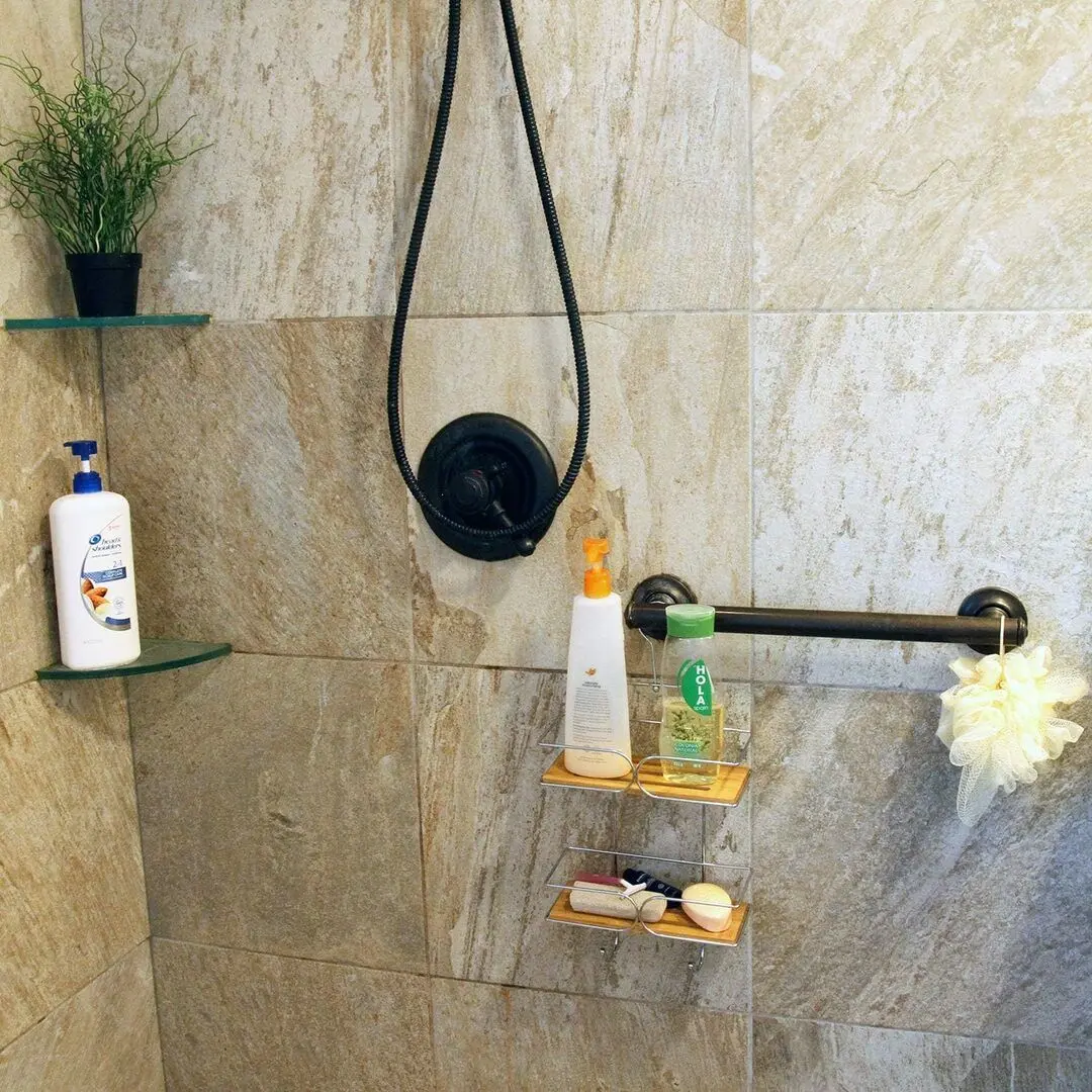 Raft pentru baie Tendance Caddy 52138 (Black/Bamboo) - 4