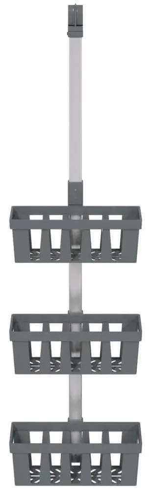 Полка для ванной VidaXL 154599 (Silver/Grey)